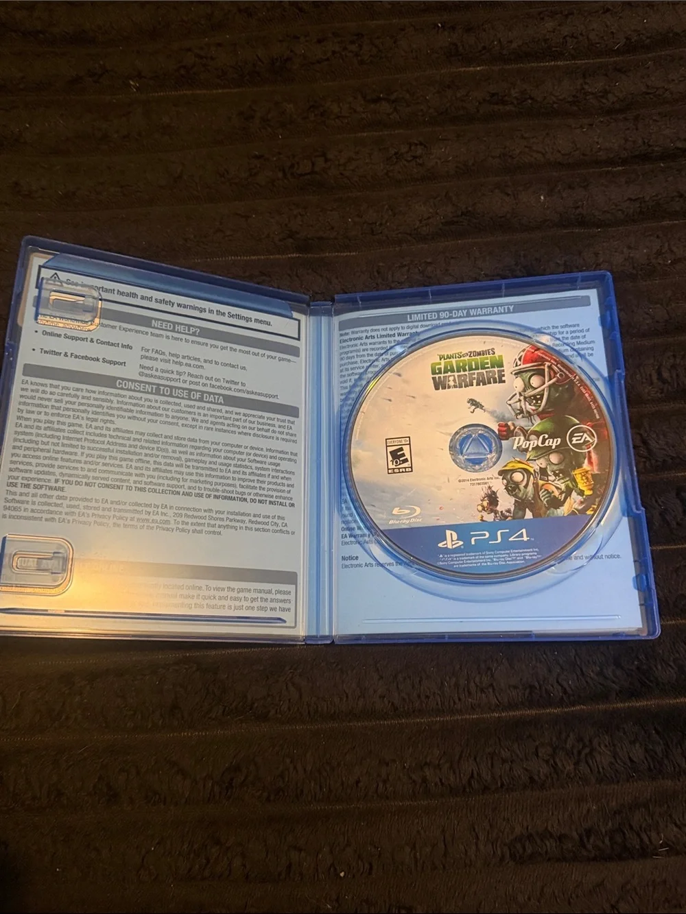Sony PS4 Plants vs. Zombies: Garden Warfare - Blue Case